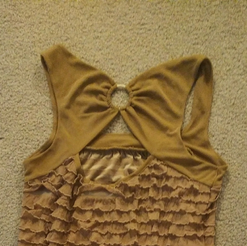 🌷2-4-7  Mini Dress with Ruffle Detail - Picture 4 of 4